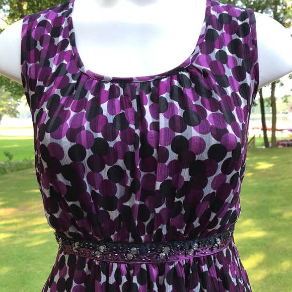 Fun dotted Motherhood dress M - Picture 2 of 6